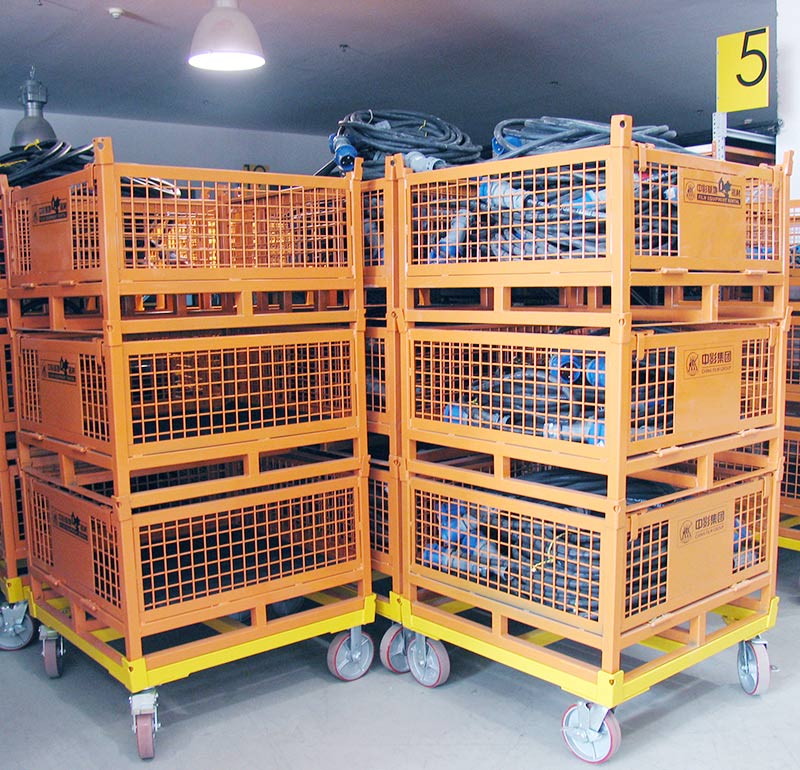 Industrial-Grade Stackable Steel Container System
