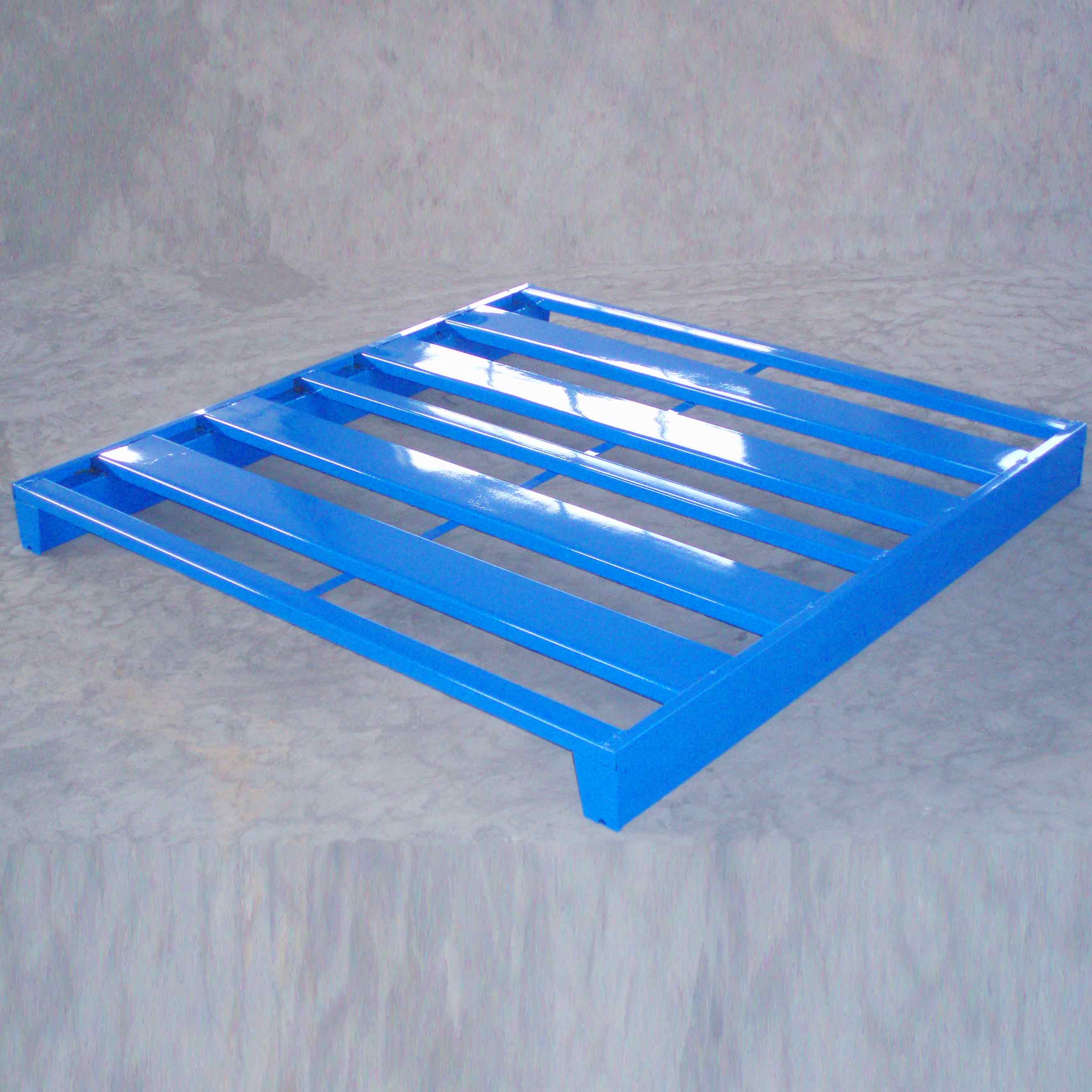 Heavy-Duty Steel Pallet for Warehouse, Storage & Transport