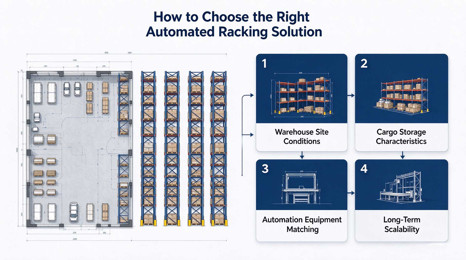 automated warehouse racking solution
